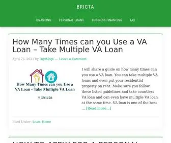 Bricta.com(Your Finance Guide) Screenshot