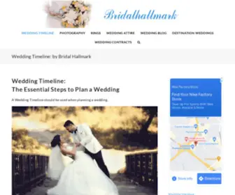Bridalhallmark.com(Wedding Timeline) Screenshot