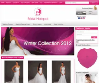 Bridalhotspot.co.uk(Bridal Hotspot Online Shop) Screenshot