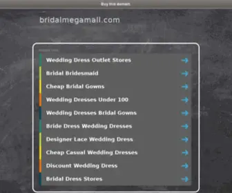 Bridalmegamall.com(Haven Bridal Mart) Screenshot