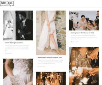 Bridalmonthly.com(Wedding ideas) Screenshot