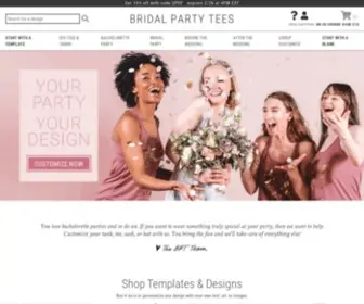 Bridalpartytees.com(Bachelorette Party Shirts) Screenshot