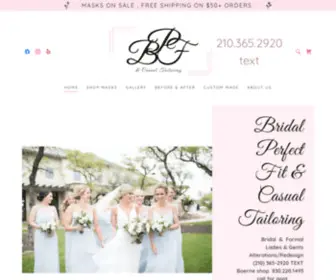 Bridalperfectfit.com(Bridal Perfect Fit & Casual Tailoring) Screenshot