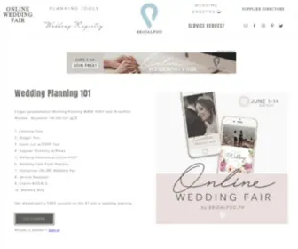 Bridalpod.ph(Philippine Wedding Blog) Screenshot