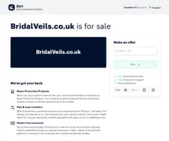 Bridalveils.co.uk(Bridal veils with crystals) Screenshot