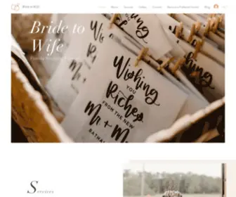 Bride-TO-Wife.com(Wedding planner) Screenshot