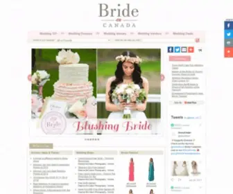 Bride.ca(Plan your Wedding in Canada) Screenshot