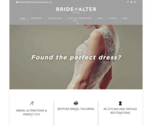 Brideandalter.com(Bride & Alter) Screenshot