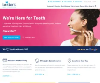 Brident.com(Family Dentistry & Orthodontists) Screenshot