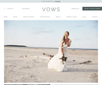 Bridepower.com(VOWS Bridal) Screenshot
