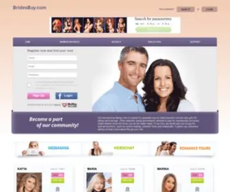 Bridesbay.com(Online Russian Dating Site) Screenshot