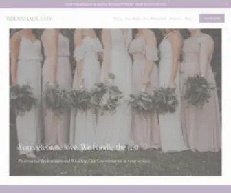 Bridesmadeeasy.com(BRIDESMADE EASY) Screenshot