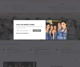 Bridesmaidsonly.com.au(Bridesmaid Dresses Online Australia) Screenshot
