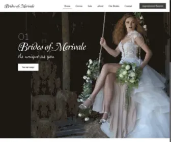 Bridesofmerivale.co.nz(Wedding Dresses Christchurch) Screenshot