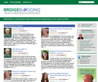Bridgeblogging.com(Bridge Blogging) Screenshot