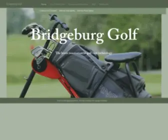 Bridgeburggolf.com(Turf Chopper Manufacturer) Screenshot