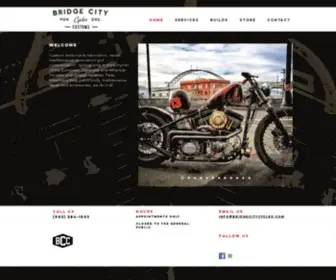 Bridgecitycycles.com(Vintage & Modern Motorycle Service) Screenshot