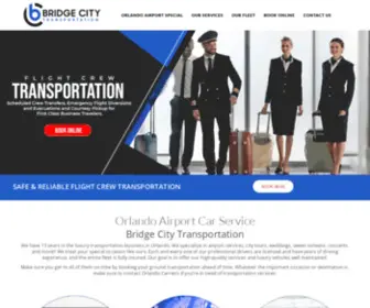 Bridgecitygt.com(Bridge City Transportation) Screenshot