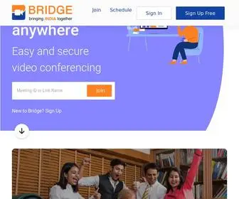 Bridgedial.com(Easy and Secure Video Conferencing) Screenshot