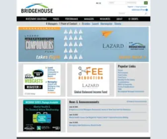 Bridgehousecanada.com(Bridgehouse Asset Managers Home) Screenshot