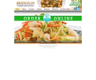 Bridgelinwheeling.com(Bridgelin Chinese Restaurant) Screenshot