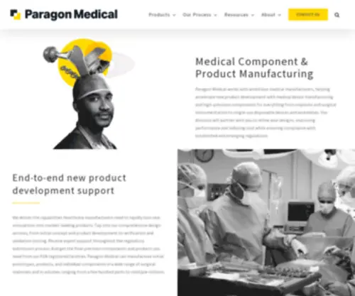 Bridgemedica.com(Medical Manufacturing) Screenshot