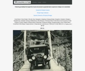 Bridgemeister.com(Mostly Suspension Bridges) Screenshot