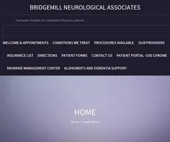 Bridgemillneurological.com(Woodstock, Georgia) Screenshot