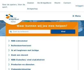 Bridge.nl(Nederlandse Bridge Bond Nederlandse Bridge Bond) Screenshot