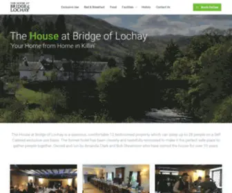 Bridgeoflochay.com(The House at Bridge of Lochay) Screenshot