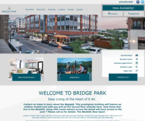 Bridgeparkliving.com(Bridgeparkliving) Screenshot