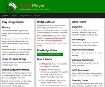 Bridgeplayer.com(Online bridge on your tablet) Screenshot