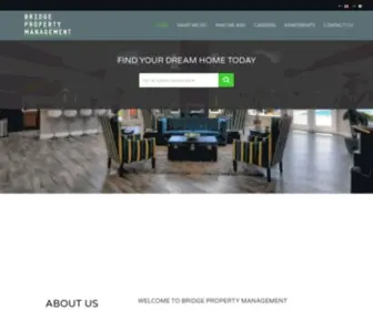 Bridgepm.com(Bridge Property Management) Screenshot