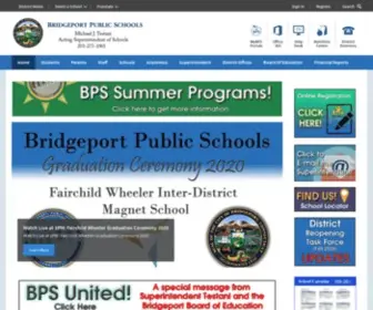 Bridgeportedu.com(Bridgeport Public Schools) Screenshot