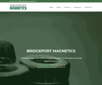 Bridgeportmagnetics.com(BRIDGEPORT MAGNETICS GROUP) Screenshot