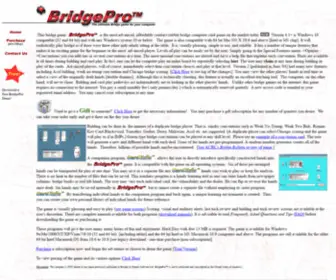 Bridgepro.com(Game bridge) Screenshot