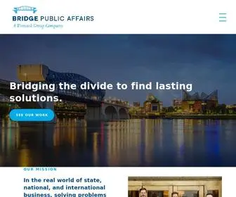 Bridgepublicaffairs.com(Bridge Public Affairs) Screenshot