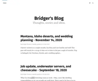 Bridgerputnam.me(Bridger's Blog) Screenshot