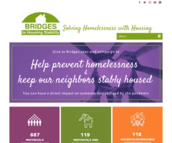 Bridges2HS.org(Bridges to Housing Stability) Screenshot