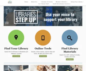 Bridgeslibrarysystem.org(Bridges Library System) Screenshot