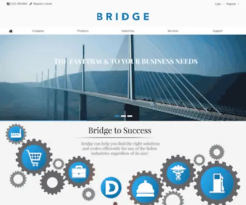 Bridgesmshost.com(Bridge SMS Retail Solutions) Screenshot