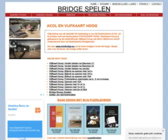 Bridgespelen.nl(Standaard Hoog en Acol Bridge biedsysteem) Screenshot