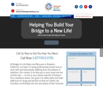 Bridgestolifedetox.com(Detox and Recovery) Screenshot