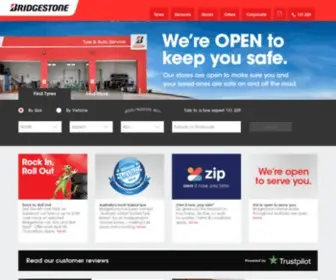 Bridgestone.com.au Screenshot
