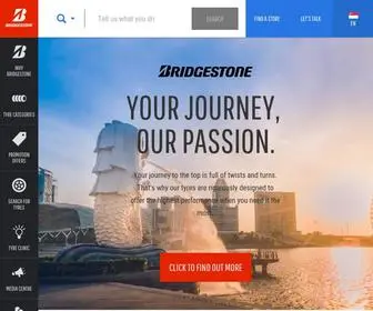 Bridgestone.com.sg(Bridgestone Passenger Car & SUV Tyre) Screenshot
