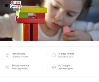Bridgestreettoys.com(Education and Training Toys to Develop Kids Brain) Screenshot