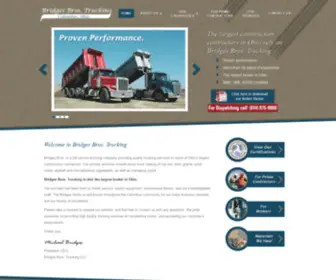 Bridgestrucking.com(Bridges Bros) Screenshot