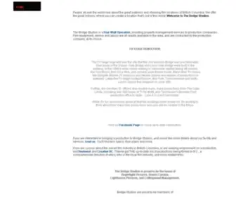 Bridgestudios.com(15 acre centrally located film studio) Screenshot