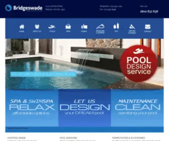 Bridgeswade.com.au(In-ground Pools) Screenshot