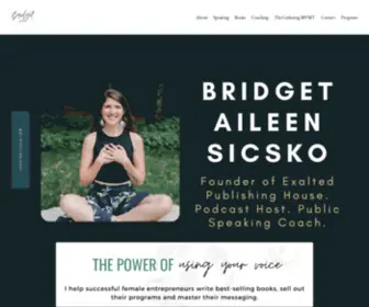 Bridgetaileen.com(Book Publisher For Entrepreneurs) Screenshot